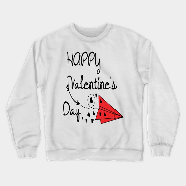 Happy valentine's day Crewneck Sweatshirt by CindyS